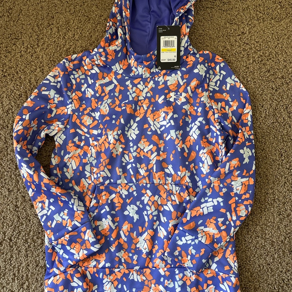 Under Armour Colorful Patterned Hoodie size YMD